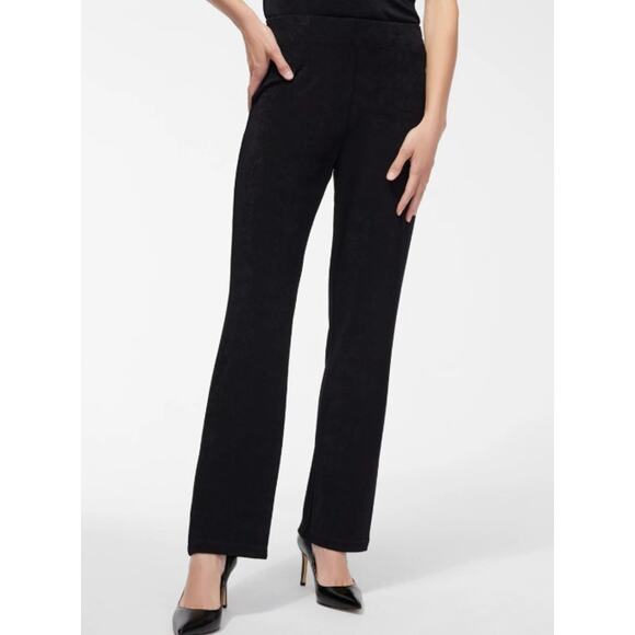 Chico's Pants - CHICO'S Travelers Classic No Tummy Pants High Waist Stretch Black Womens Sz 12R
